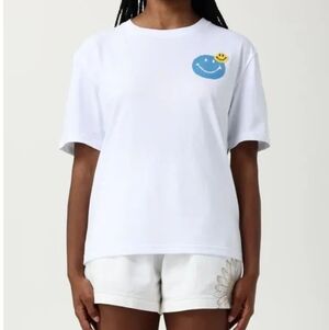 Joshua Sanders White Polka Dot Tee